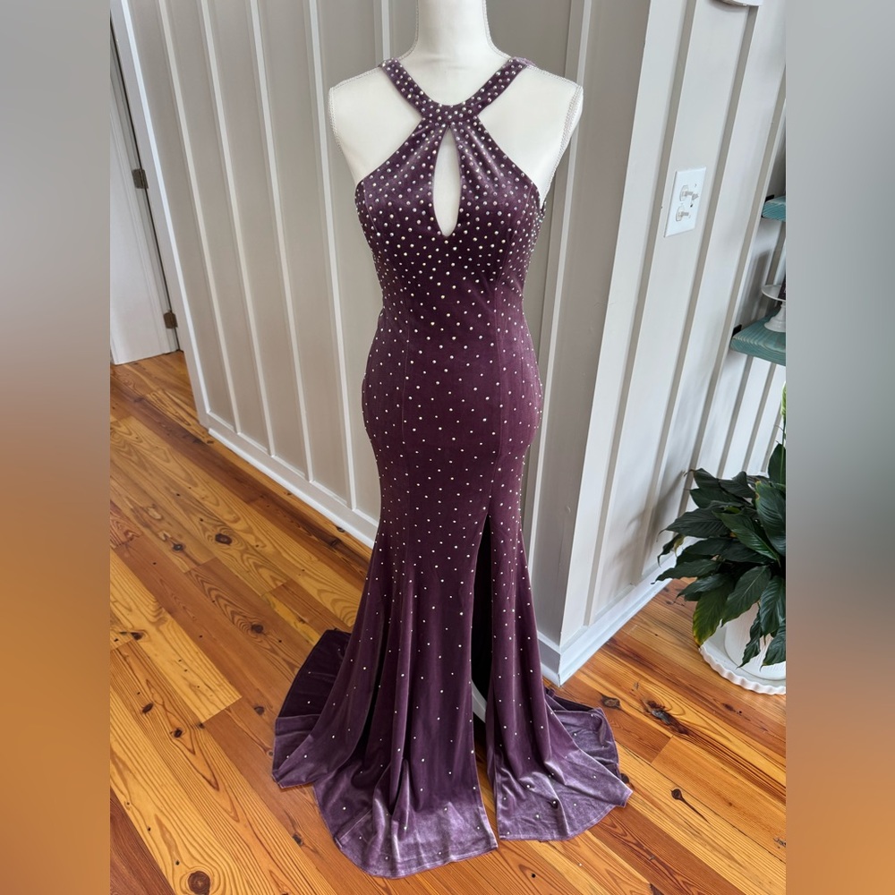 Jovani Elegant Purple Evening Gown size 2